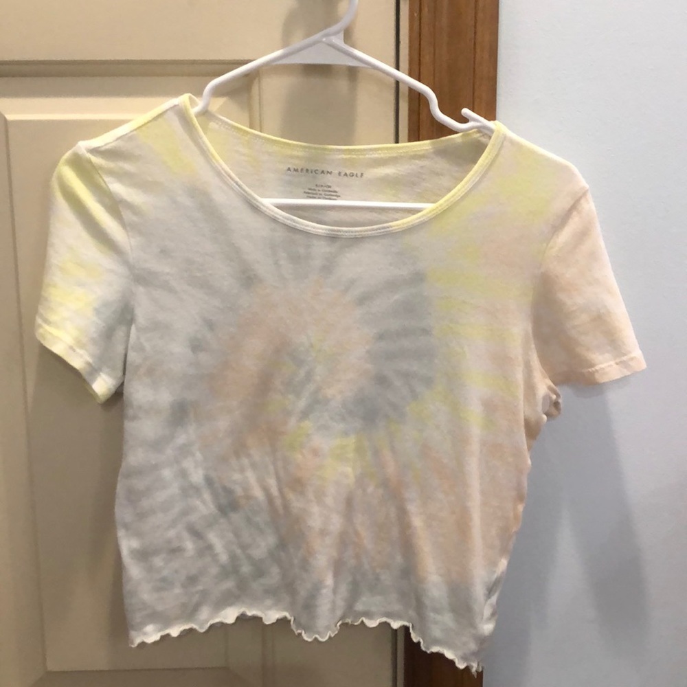 Short sleeve tie dye